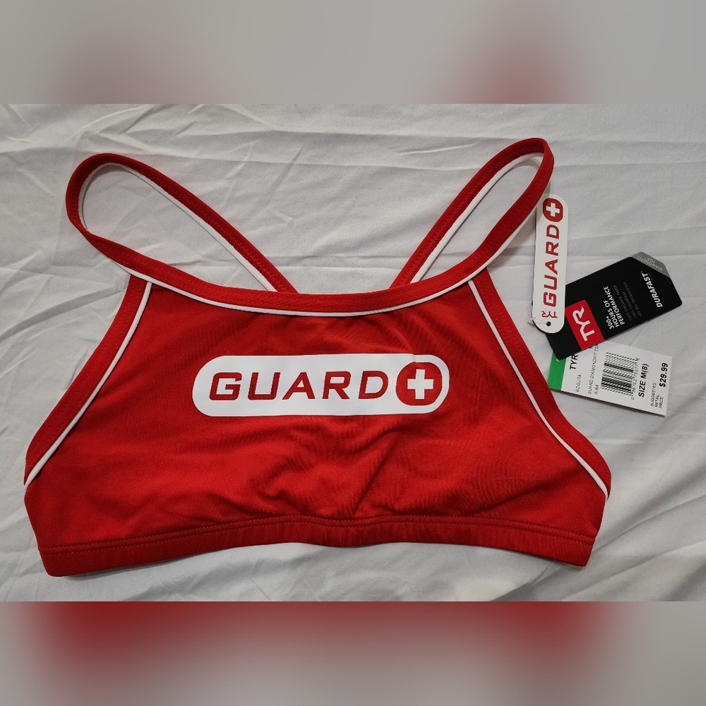 TYR GUARD DIAMOND FIT SWIMSUIT TOP SIZE M(8)